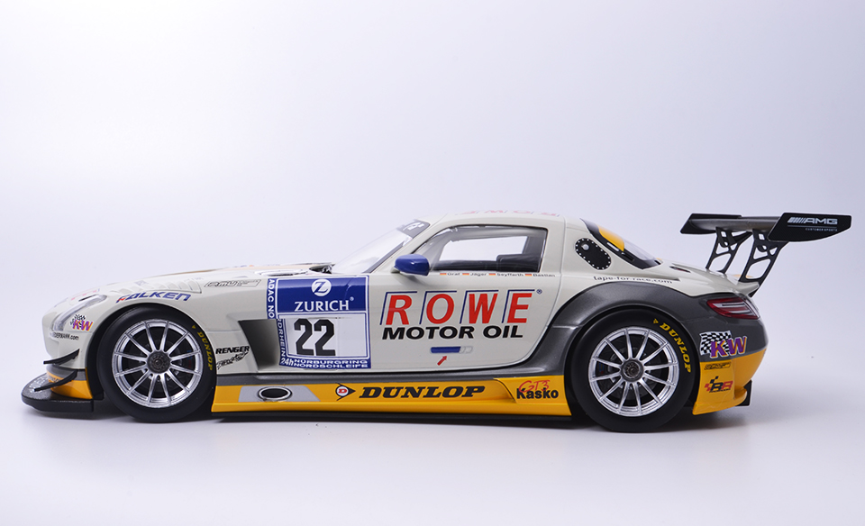 Mercedes-Benz SLS AMG GT3 ROWE RACING GrafJagerSeyffarthBastian ADAC 24H Nurburgring 2013