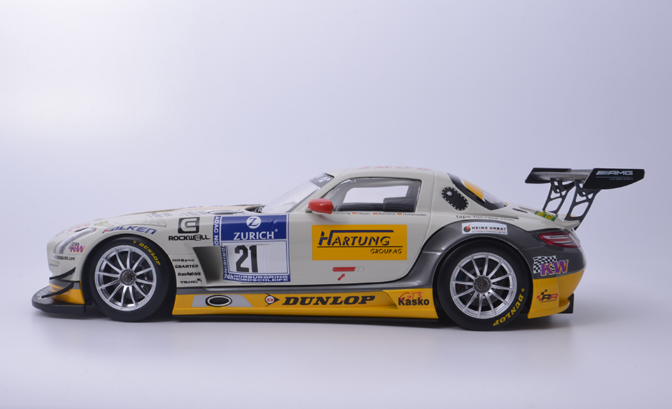 Mercedes-Benz SLS AMG GT3 ROWE RACING hartungHeyerRehfeldHohenadel ADAC 24H Nurburgring 2013